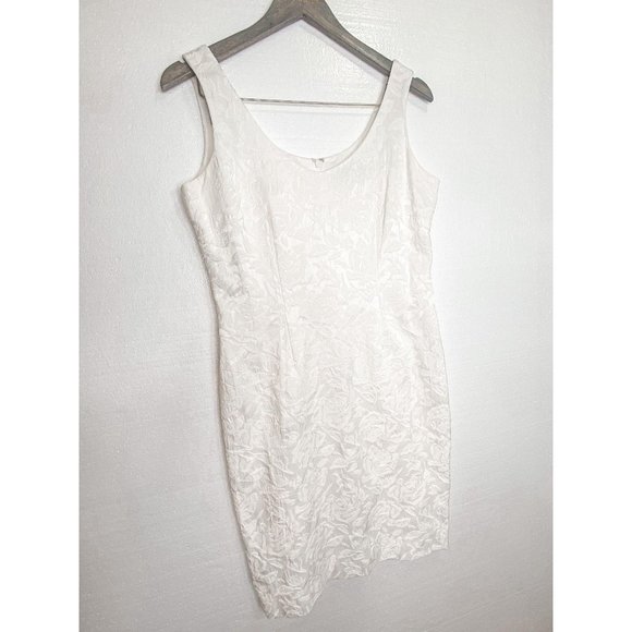 NWOT Albert Nipon Sleeveless Jacquard Dress - Picture 5 of 11